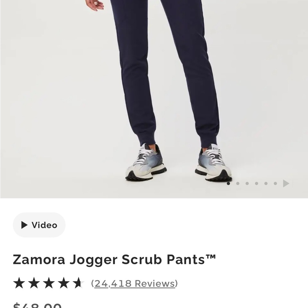 Jogger Scrub Pants - Navy